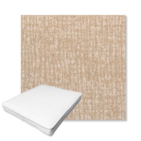 Picture of Abstraction Camel | Boxed Outdoor Dining Chair Seat Cushions - Sunbrella© Fabric