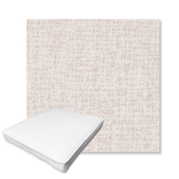 Picture of Abstraction Dune | Boxed Outdoor Dining Chair Seat Cushions - Sunbrella© Fabric