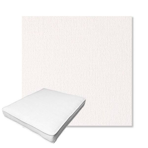 Picture of Abstraction Snow | Boxed Outdoor Dining Chair Seat Cushions - Sunbrella© Fabric