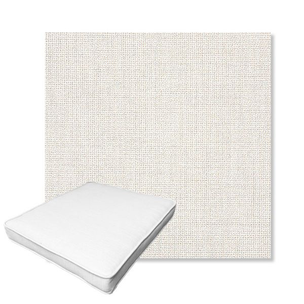 Picture of Bliss Linen | Boxed Outdoor Dining Chair Seat Cushions - Sunbrella© Fabric
