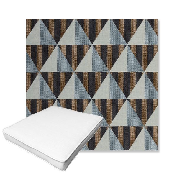 Picture of Buoy Cape Cod | Boxed Outdoor Dining Chair Seat Cushions - Sunbrella© Fabric