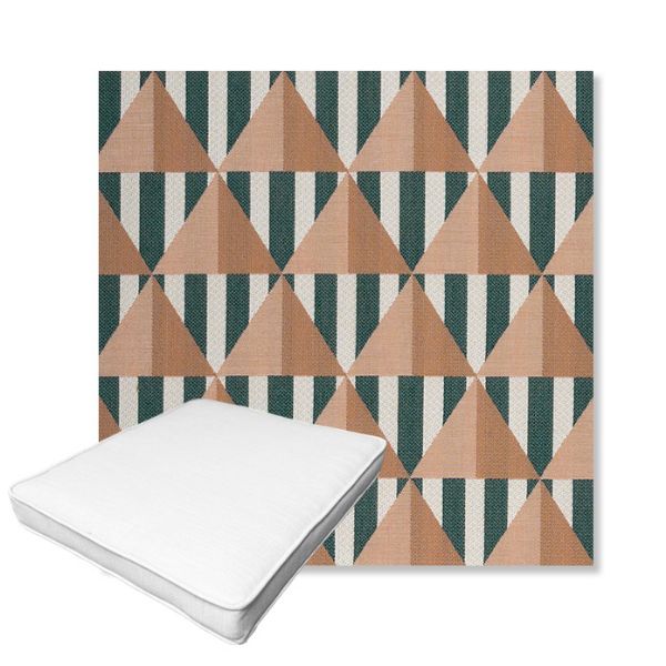 Picture of Buoy Santa Monica | Boxed Outdoor Dining Chair Seat Cushions - Sunbrella© Fabric