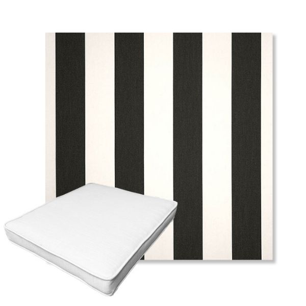 Picture of Cabana Classic | Boxed Outdoor Dining Chair Seat Cushions - Sunbrella© Fabric