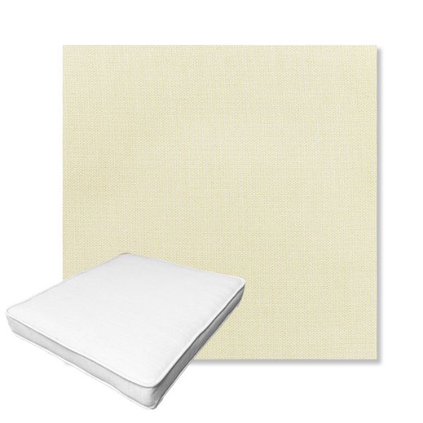 Picture of Canvas Birds Eye | Boxed Outdoor Dining Chair Seat Cushions - Sunbrella© Fabric