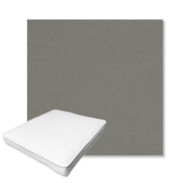 Picture of Canvas Charcoal | Boxed Outdoor Dining Chair Seat Cushions - Sunbrella© Fabric