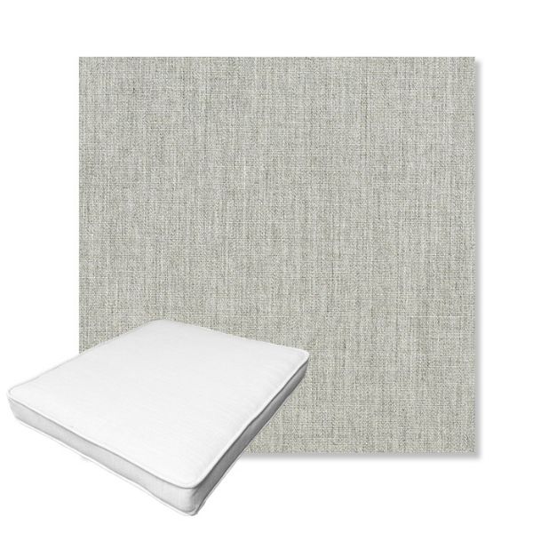 Picture of Canvas Granite | Boxed Outdoor Dining Chair Seat Cushions - Sunbrella© Fabric