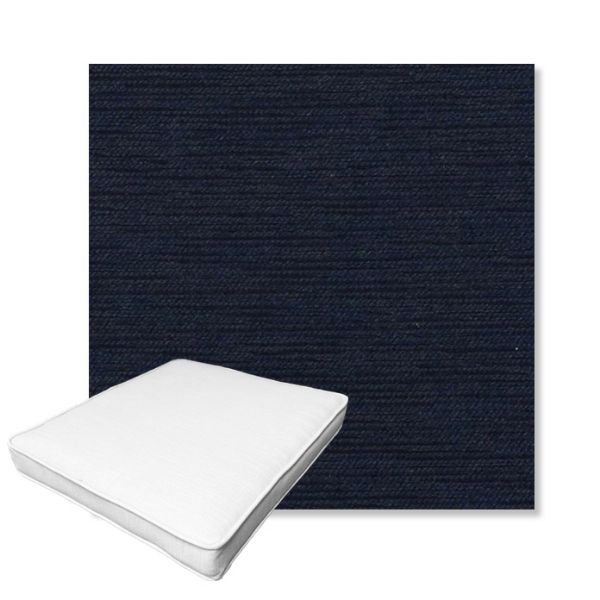 Picture of Charmer Indigo | Boxed Outdoor Dining Chair Seat Cushions - Sunbrella© Fabric