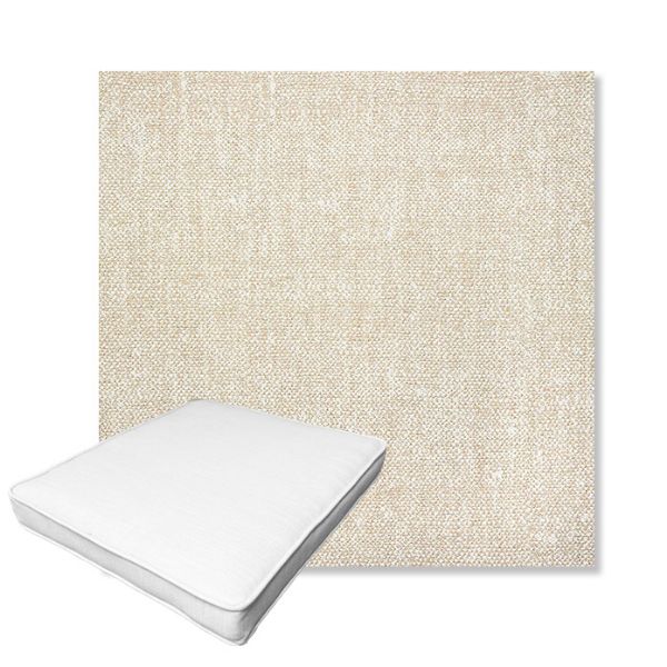 Picture of Chartres Cloud | Boxed Outdoor Dining Chair Seat Cushions - Sunbrella© Fabric