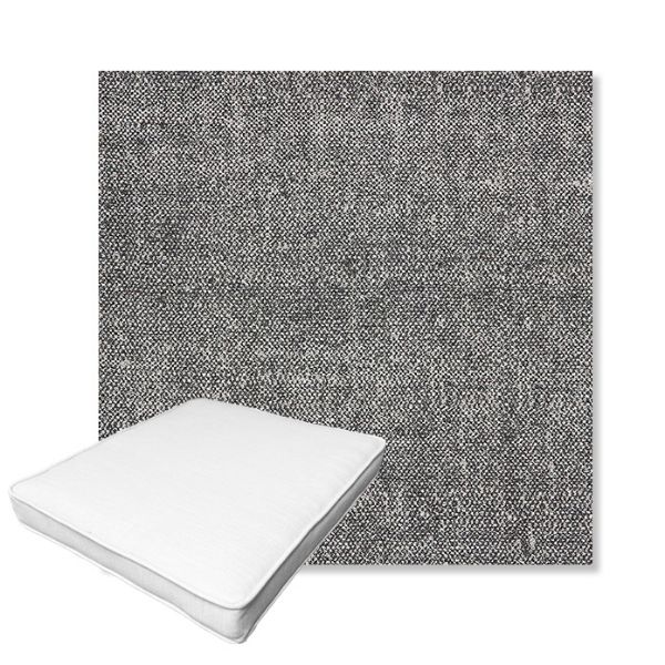 Picture of Chartres Granite | Boxed Outdoor Dining Chair Seat Cushions - Sunbrella© Fabric