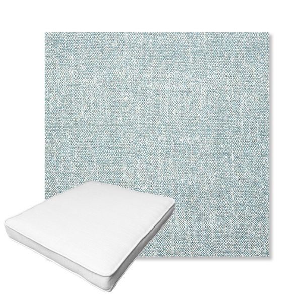 Picture of Chartres Opal | Boxed Outdoor Dining Chair Seat Cushions - Sunbrella© Fabric