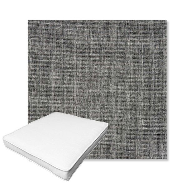 Picture of Crush Pewter | Boxed Outdoor Dining Chair Seat Cushions - Sunbrella© Fabric