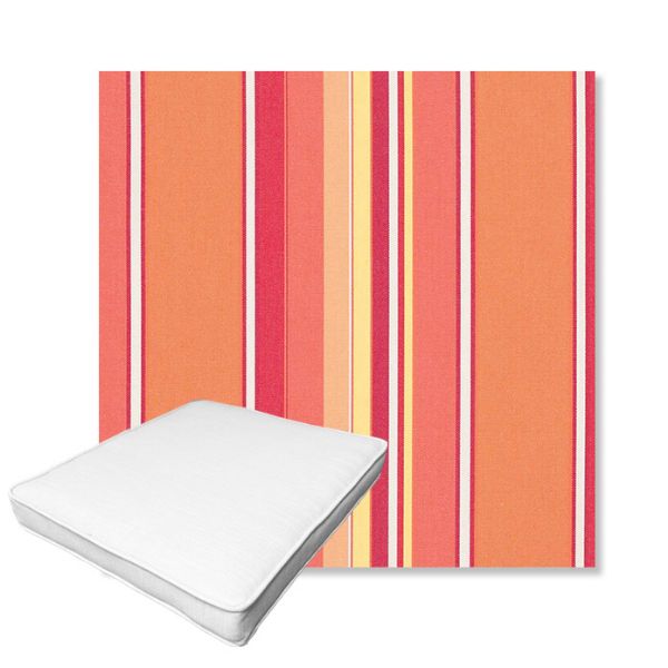 Picture of Dolce Mango | Boxed Outdoor Dining Chair Seat Cushions - Sunbrella© Fabric
