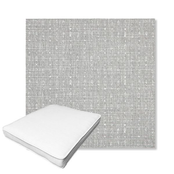 Picture of Embrace Pewter | Boxed Outdoor Dining Chair Seat Cushions - Sunbrella© Fabric