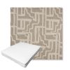 Picture of Escher Greige | Boxed Outdoor Dining Chair Seat Cushions - Sunbrella© Fabric
