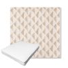 Picture of Etched Angles Congnac | Boxed Outdoor Dining Chair Seat Cushions - Sunbrella© Fabric