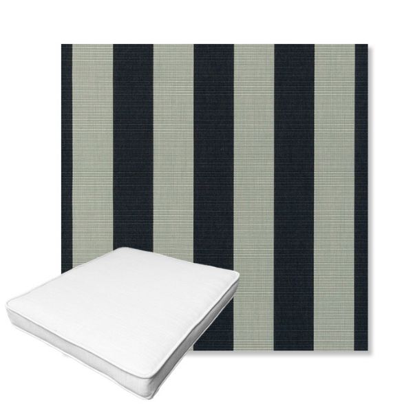 Picture of Expressive Mist | Boxed Outdoor Dining Chair Seat Cushions - Sunbrella© Fabric