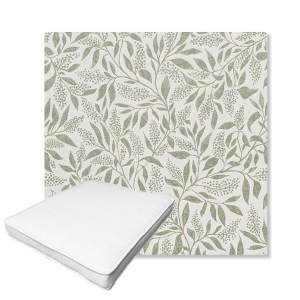 Picture of Exquisite Aloe | Boxed Outdoor Dining Chair Seat Cushions - Sunbrella© Fabric