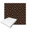 Picture of Hoopla Cola | Boxed Outdoor Dining Chair Seat Cushions - Sunbrella© Fabric
