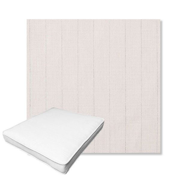 Picture of Kaia Linen | Boxed Outdoor Dining Chair Seat Cushions - Sunbrella© Fabric