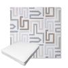 Picture of Labyrinth Cloud | Boxed Outdoor Dining Chair Seat Cushions - Sunbrella© Fabric