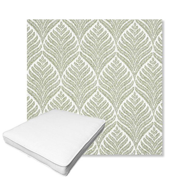 Picture of Linnaeus Spring | Boxed Outdoor Dining Chair Seat Cushions - Sunbrella© Fabric