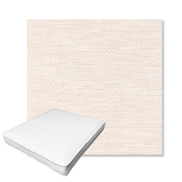 Picture of Litchfield Eggshell | Boxed Outdoor Dining Chair Seat Cushions - Sunbrella© Fabric