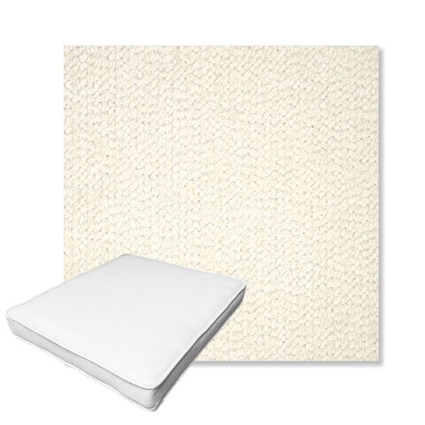 Picture of Margo Snow | Boxed Outdoor Dining Chair Seat Cushions - Sunbrella© Fabric