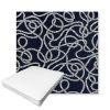 Picture of Maritime Nautical | Boxed Outdoor Dining Chair Seat Cushions - Sunbrella© Fabric