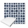 Picture of Midori Indigo | Boxed Outdoor Dining Chair Seat Cushions - Sunbrella© Fabric