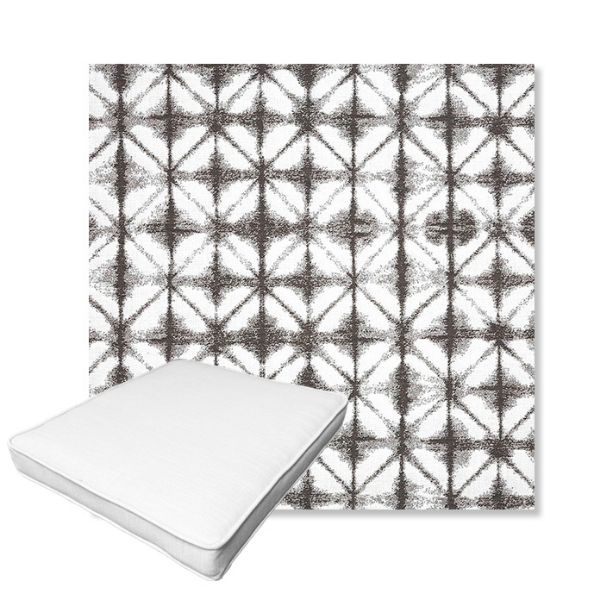 Picture of Midori Stone | Boxed Outdoor Dining Chair Seat Cushions - Sunbrella© Fabric