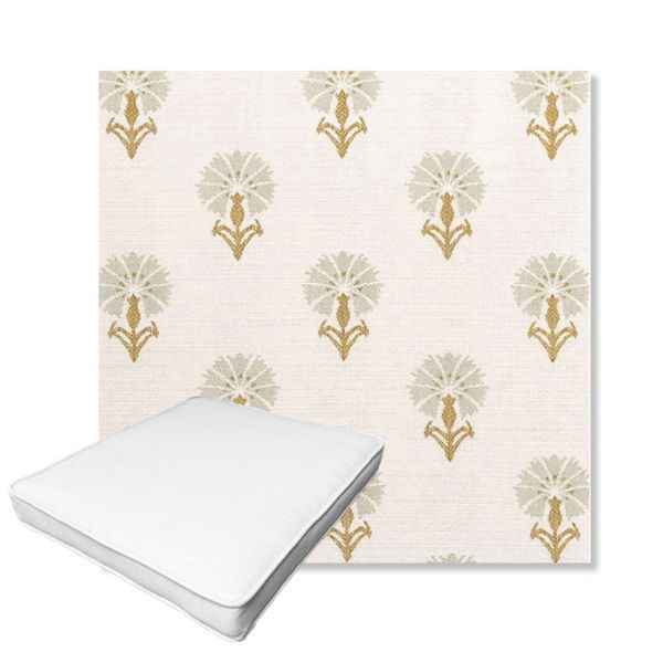 Picture of Mira Seasalt | Boxed Outdoor Dining Chair Seat Cushions - Sunbrella© Fabric