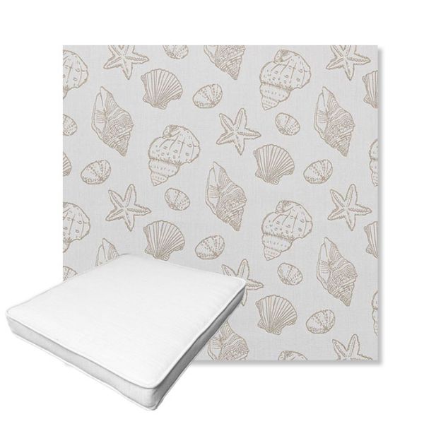 Picture of Nantucket Suntan | Boxed Outdoor Dining Chair Seat Cushions - Sunbrella© Fabric