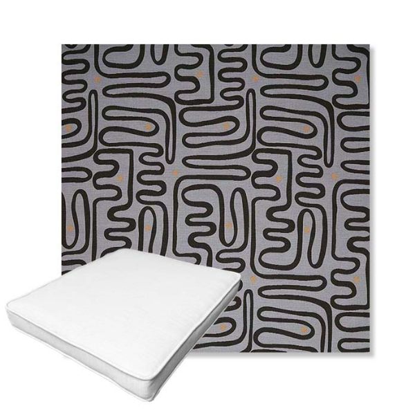 Picture of Nema Moonlight | Boxed Outdoor Dining Chair Seat Cushions - Sunbrella© Fabric