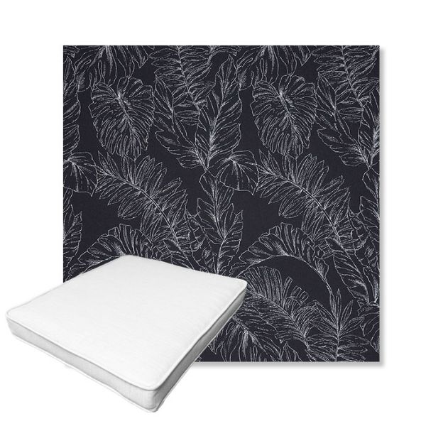 Picture of Palma Bahama | Boxed Outdoor Dining Chair Seat Cushions - Sunbrella© Fabric