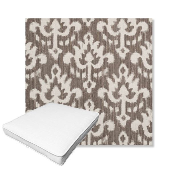 Picture of Patra Mushroom | Boxed Outdoor Dining Chair Seat Cushions - Sunbrella© Fabric