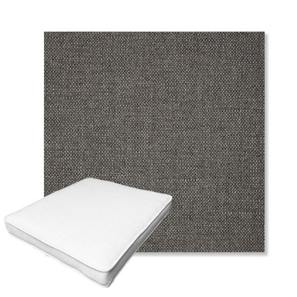 Picture of Piazza Graphite | Boxed Outdoor Dining Chair Seat Cushions - Sunbrella© Fabric