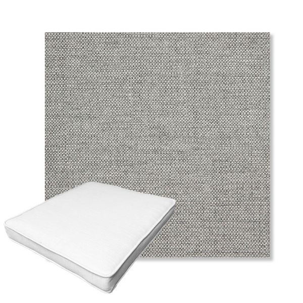 Picture of Piazza Stone | Boxed Outdoor Dining Chair Seat Cushions - Sunbrella© Fabric