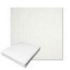 Picture of Pique Salt | Boxed Outdoor Dining Chair Seat Cushions - Sunbrella© Fabric