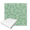Picture of Plume Peacock | Boxed Outdoor Dining Chair Seat Cushions - Sunbrella© Fabric