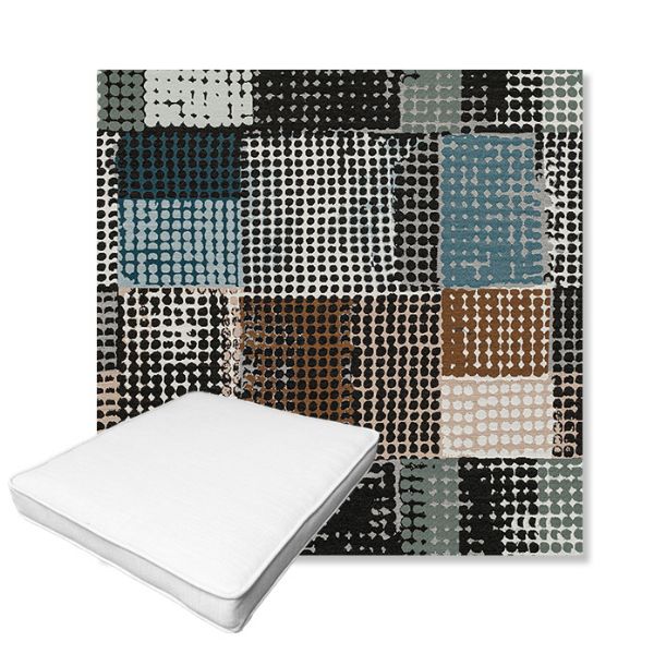 Picture of Pop Fizz | Boxed Outdoor Dining Chair Seat Cushions - Sunbrella© Fabric