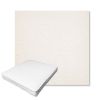 Picture of Posh Snow | Boxed Outdoor Dining Chair Seat Cushions - Sunbrella© Fabric