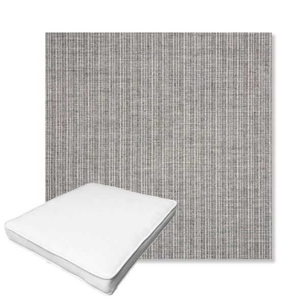 Picture of Proven Ash | Boxed Outdoor Dining Chair Seat Cushions - Sunbrella© Fabric