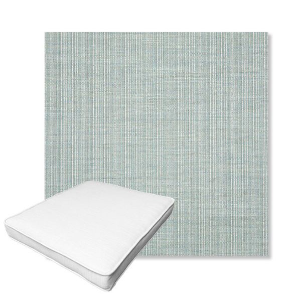 Picture of Proven Seaglass | Boxed Outdoor Dining Chair Seat Cushions - Sunbrella© Fabric