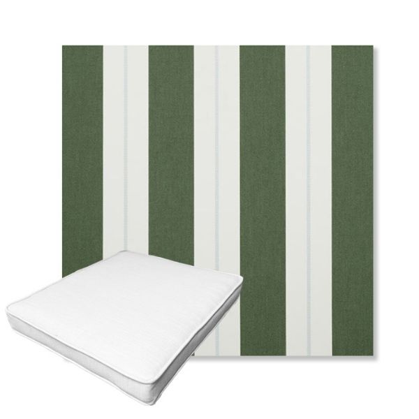 Picture of Relate Ivy | Boxed Outdoor Dining Chair Seat Cushions - Sunbrella© Fabric