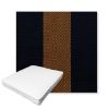 Picture of Rothko Bourbon Blue | Boxed Outdoor Dining Chair Seat Cushions - Sunbrella© Fabric