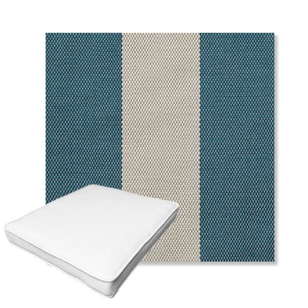Picture of Rothko Curacao | Boxed Outdoor Dining Chair Seat Cushions - Sunbrella© Fabric