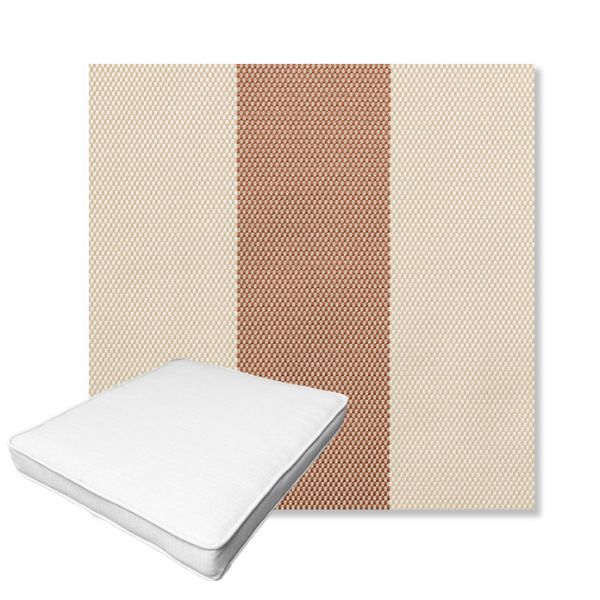 Picture of Rothko Pink Lady | Boxed Outdoor Dining Chair Seat Cushions - Sunbrella© Fabric