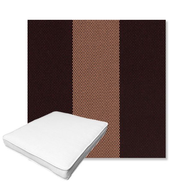 Picture of Rothko Sangria | Boxed Outdoor Dining Chair Seat Cushions - Sunbrella© Fabric
