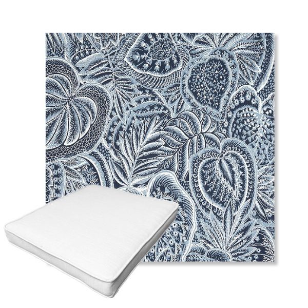 Picture of Sensibility Harbor | Boxed Outdoor Dining Chair Seat Cushions - Sunbrella© Fabric
