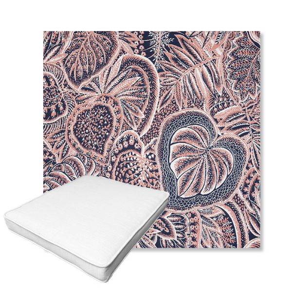 Picture of Sensibility Splendor | Boxed Outdoor Dining Chair Seat Cushions - Sunbrella© Fabric